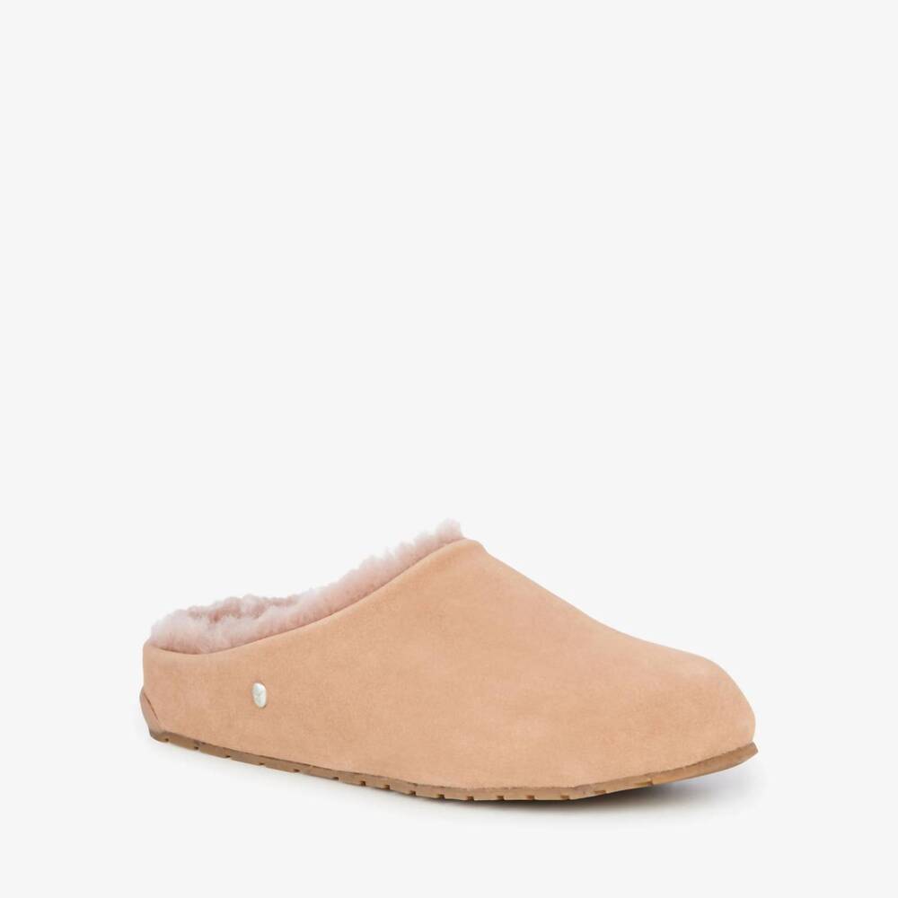 NEW EMU AUSTRALIA women's monch clogs in camel/chameau